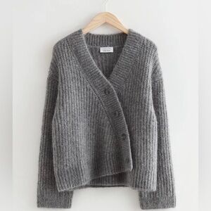 Stockholm Atelier & Other Stories Relaxed Asymmetric Cardigan